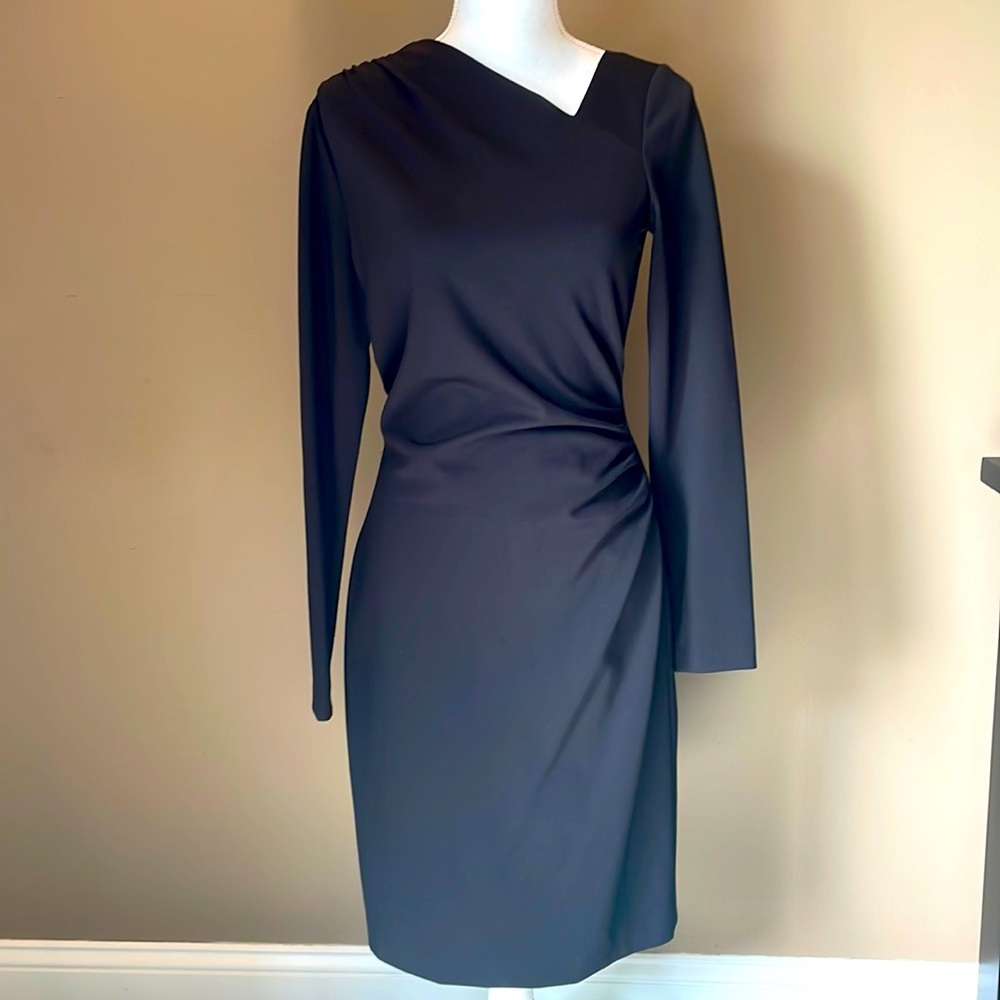NWT Elie Tahari Saks Asymetrical Knit Dress size 6